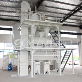 全自动干粉砂浆生产线HG-2F-A3