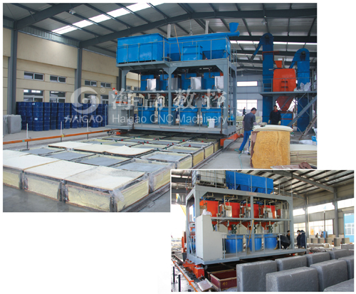 全自动水泥发泡板生产线 HG-4JB-A型