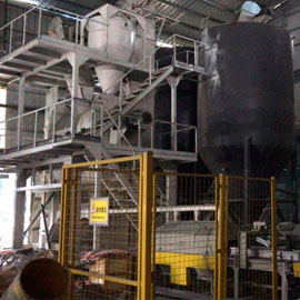 全自动干粉砂浆生产线 HG-2F-A3（机械码垛）