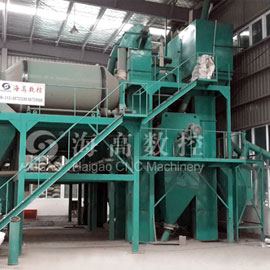 全自动玻化微珠保温砂浆生产线 HG-2F-A4 四滚筒