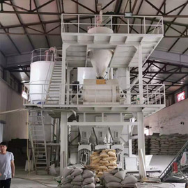 全自动干粉砂浆生产线HG-4F-A3