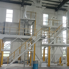 全自动无机保温砂浆生产线 HG-2F-A4（双滚筒）