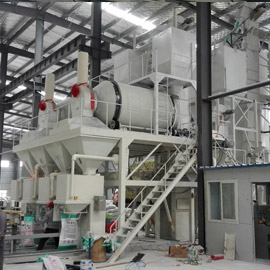 全自动无机保温砂浆生产线 HG-2F-A4（双滚筒）